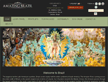 Tablet Screenshot of amazingbrazil.com